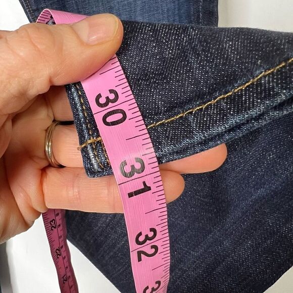 Hudsdon Blue Dark Denim Colette Skinny Ankle Jeans Size 28 - Picture 5 of 9
